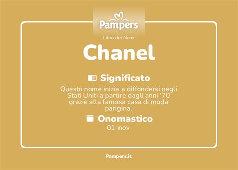 chanel significato del nome|Chanel .